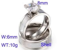 Stainless Steel Lover Ring