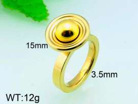 Stainless Steel Gold-plating Ring