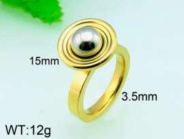 Stainless Steel Gold-plating Ring