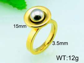 Stainless Steel Gold-plating Ring