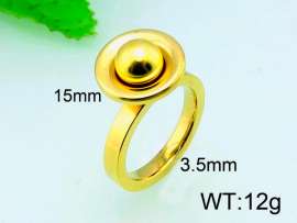 Stainless Steel Gold-plating Ring