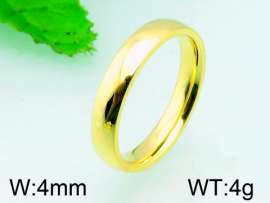 Stainless Steel Gold-plating Ring
