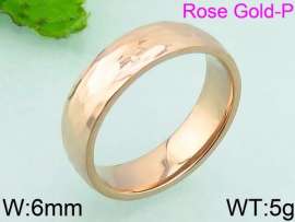 Stainless Steel Rose Gold-plating Ring