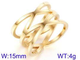 Stainless Steel Gold-plating Ring