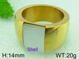 Stainless Steel Stone&Crystal Ring