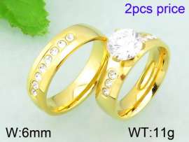 Stainless Steel Lover Ring