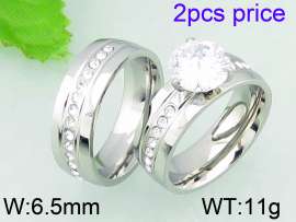 Stainless Steel Lover Ring