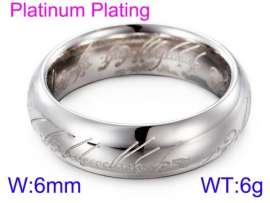 Stainless Steel Laser Ring