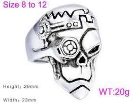 Stainless Skull Ring