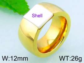 Stainless Steel Stone&Crystal Ring