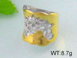 Stainless Steel Gold-plating Ring