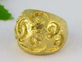 Stainless Steel Gold-plating Ring