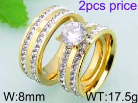 Stainless Steel Lover Ring