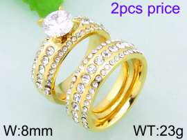Stainless Steel Lover Ring