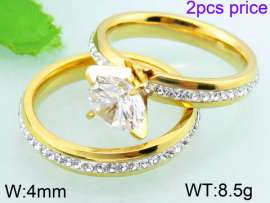 Stainless Steel Lover Ring