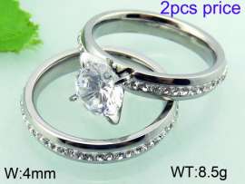 Stainless Steel Lover Ring