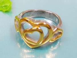 Stainless Steel Gold-plating Ring