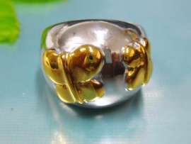 Stainless Steel Gold-plating Ring