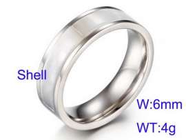 Stainless Steel Stone&Crystal Ring