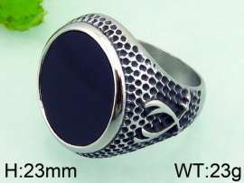 Stainless Steel Stone&Crystal Ring