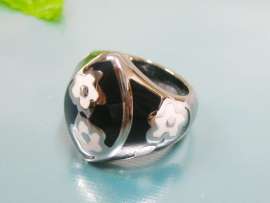Stainless Steel Enamel Ring