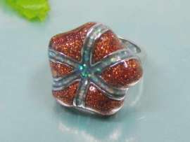 Stainless Steel Enamel Ring