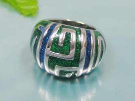 Stainless Steel Enamel Ring