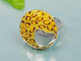 Stainless Steel Enamel Ring