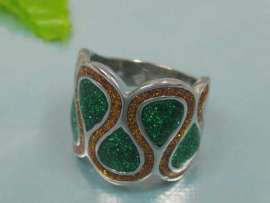 Stainless Steel Enamel Ring