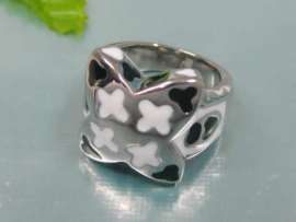 Stainless Steel Enamel Ring