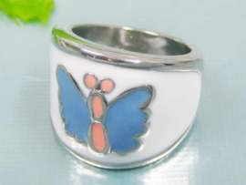 Stainless Steel Enamel Ring