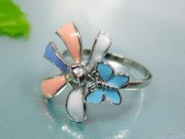 Stainless Steel Enamel Ring