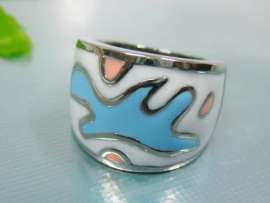 Stainless Steel Enamel Ring