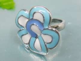 Stainless Steel Enamel Ring