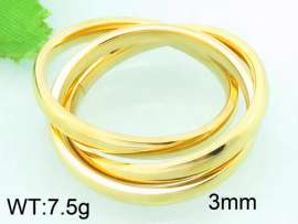 Stainless Steel Gold-plating Ring