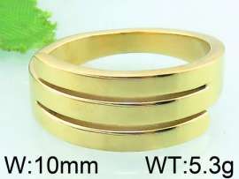 Stainless Steel Gold-plating Ring