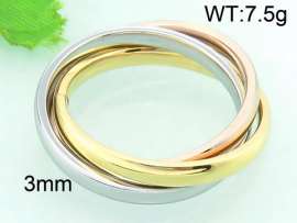 Stainless Steel Gold-plating Ring