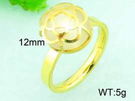 Stainless Steel Stone&Crystal Ring