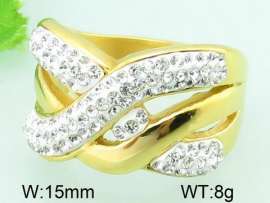 Stainless Steel Gold-plating Ring