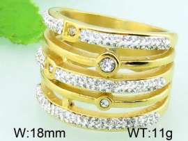 Stainless Steel Gold-plating Ring