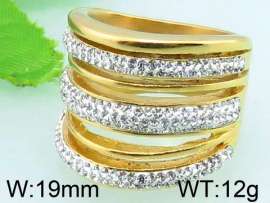 Stainless Steel Gold-plating Ring