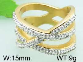 Stainless Steel Gold-plating Ring