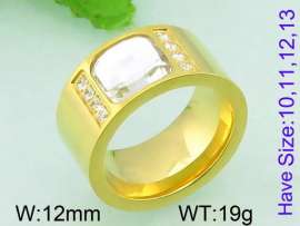 Stainless Steel Gold-plating Ring