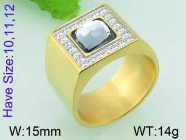 Stainless Steel Gold-plating Ring