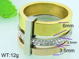 Stainless Steel Gold-plating Ring
