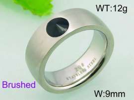 Stainless Steel Stone&Crystal Ring