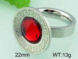 Stainless Steel Stone&Crystal Ring