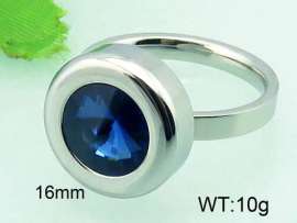 Stainless Steel Stone&Crystal Ring