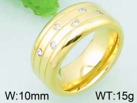 Stainless Steel Gold-plating Ring