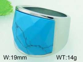 Stainless Steel Stone&Crystal Ring